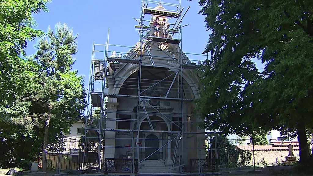 Hrobka židovského továrníka Ignaze Kuffnera