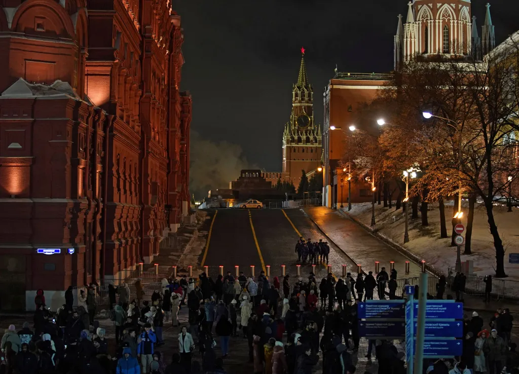 Moskevské Rudé náměstí zůstalo pro novoroční oslavy uzavřené
