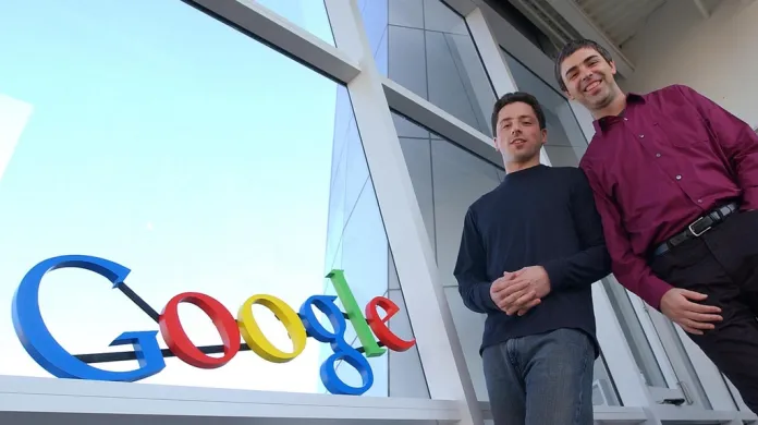 Larry Page (vpravo) a Sergey Brin - zakladatelé Googlu