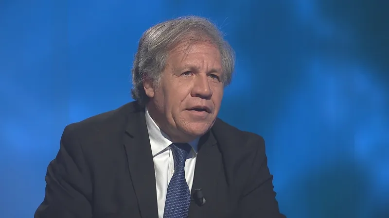 Luis Almagro během rozhovoru pro ČT