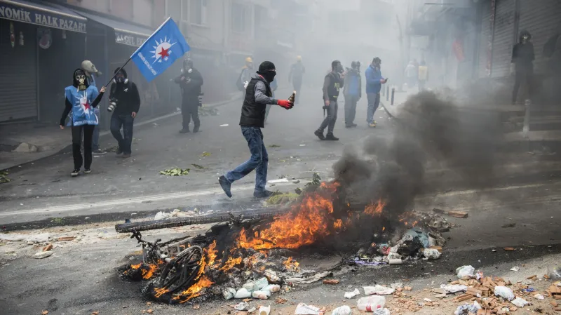 Prvomájové protesty v Turecku