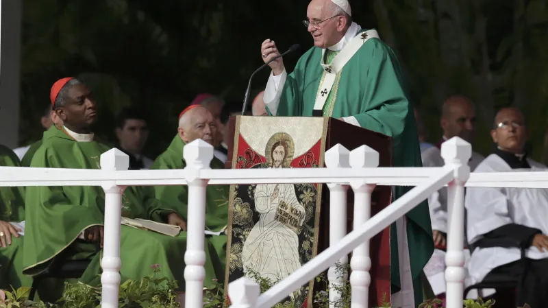 Papež František na Kubě