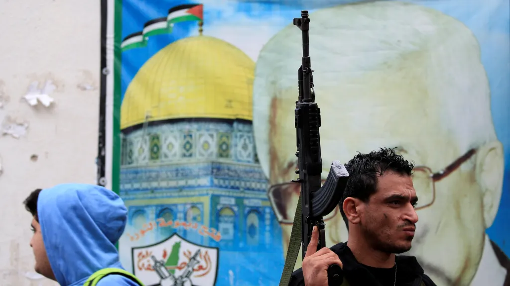 Člen palestinského hnutí Fatah v jižním Libanonu (na snímku z roku 2017)