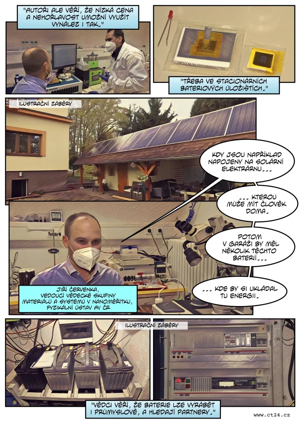 Čeští vědci vyvinuli nový typ baterie