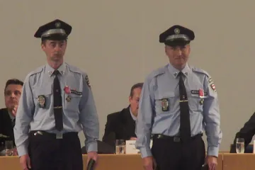 Vyznamenání městských strážníku v Brně