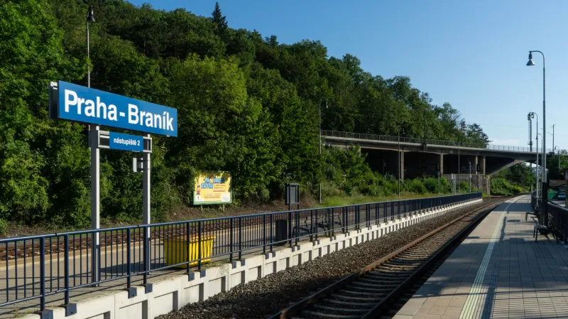 Nádraží Braník po rekonstrukci