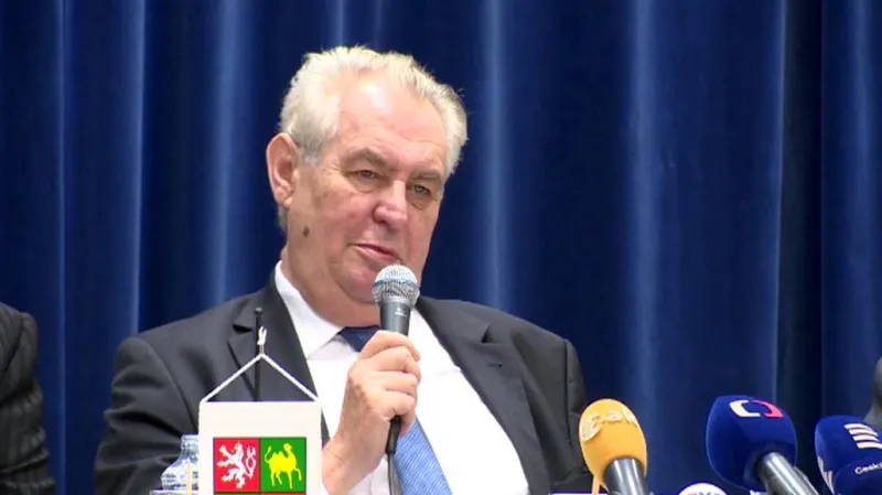 Události: Prezident komentoval výkupné za unesené Češky