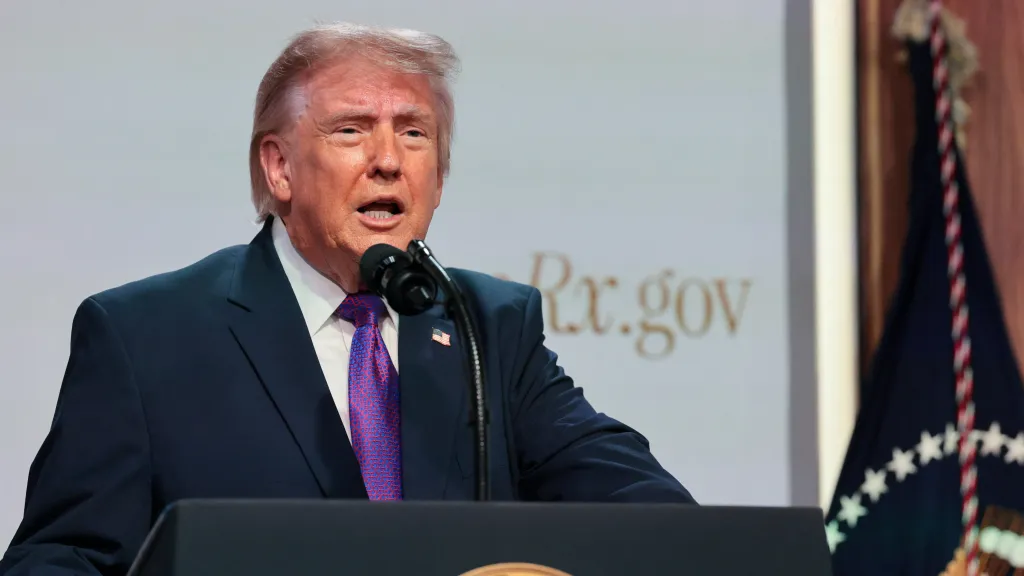 Donald Trump na snímku z 18. května 2026