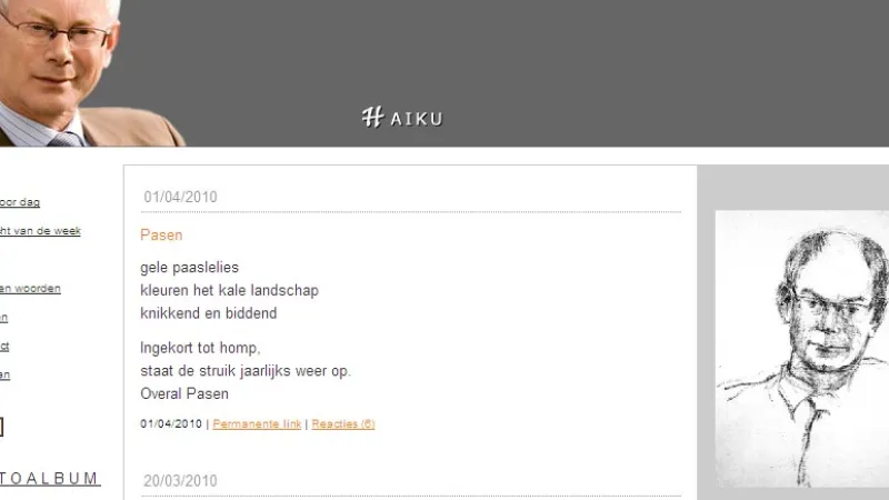 Blog Hermana Van Rompuye s haiku