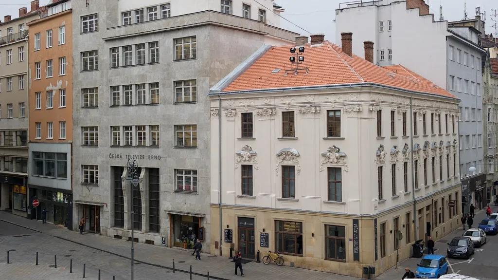 Bývalá budova České televize v Běhounské ulici v Brně