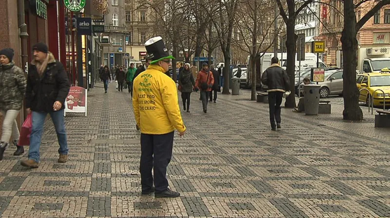 Reklamní kostým v Praze