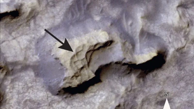 Murray Buttes na Marsu