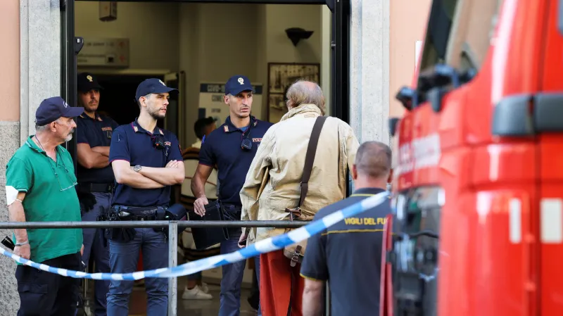 Domov pro seniory v Miláně zachvátil požár