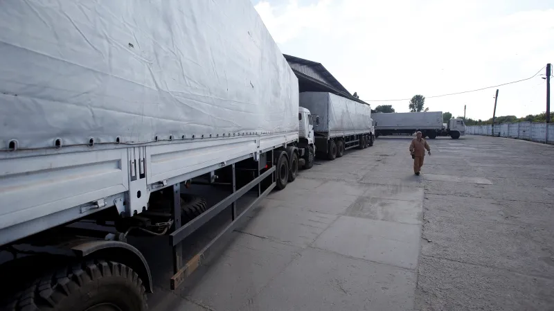 Druhý ruský konvoj dorazil do Luhansku