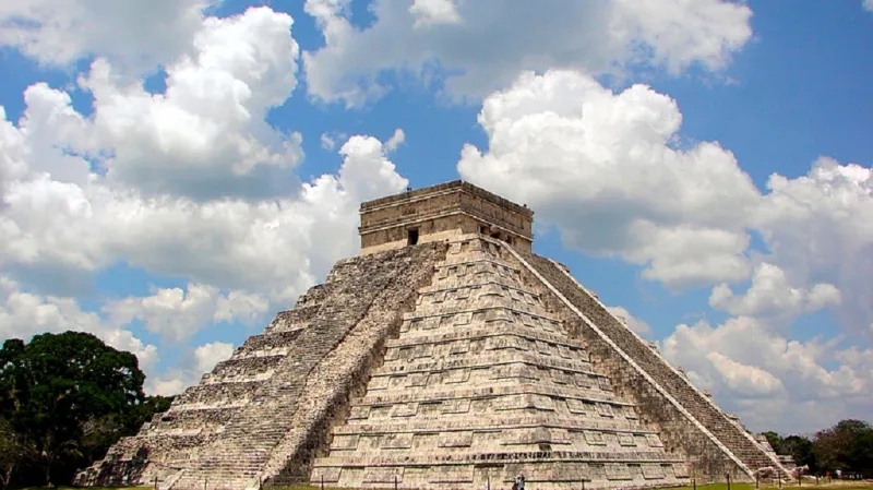 Chichén Itzá v Mexiku