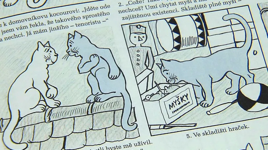 Z Nezbedných komiksů Josefa Lady