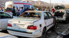 Následky explozí v íránském Kermánu