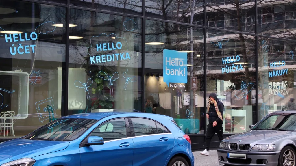 Centrála banky Hello Bank! na pražském Smíchově