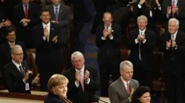 Angela Merkelová v Kongresu USA