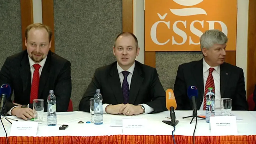 Jeroným Tejc, Michal Hašek a Martin Starec