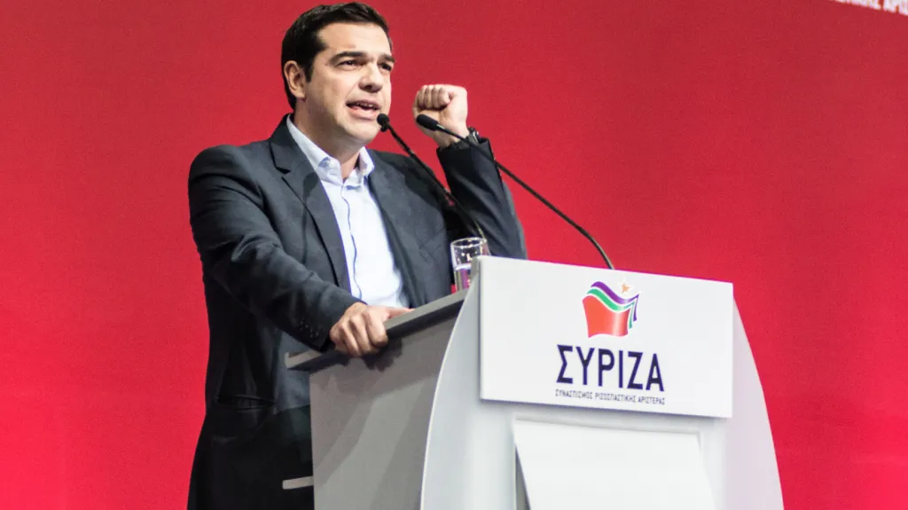 Alexis Tsipras, lídr radikální levicové strany Syriza