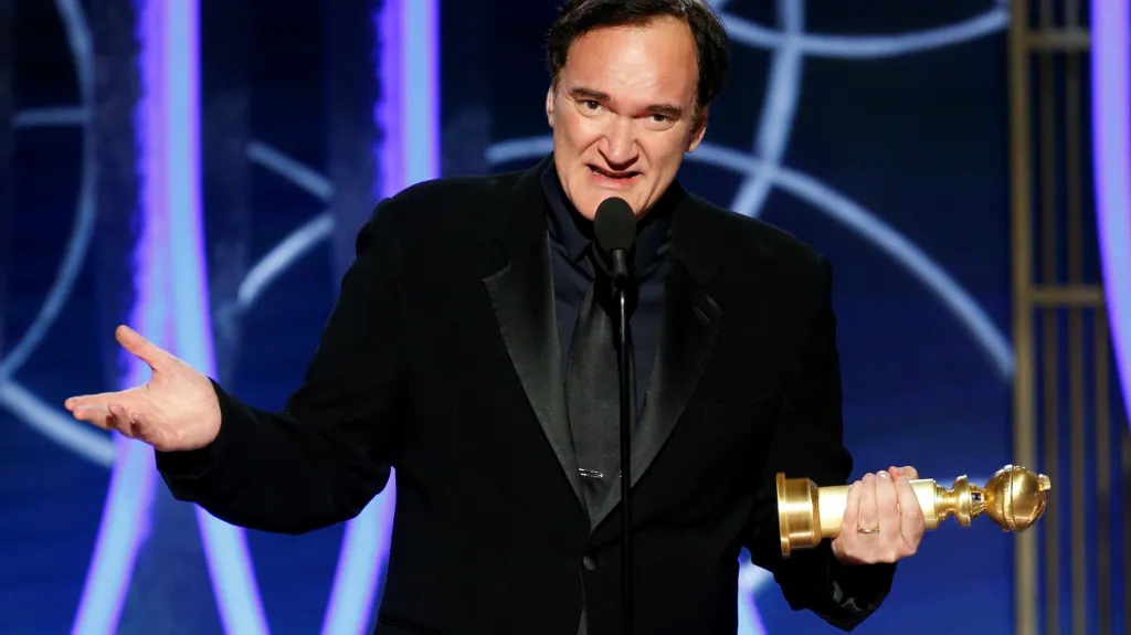 Quentin Tarantino na 77. Zlatých glóbech