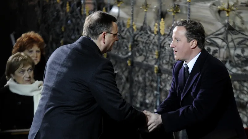 Petr Nečas a David Cameron