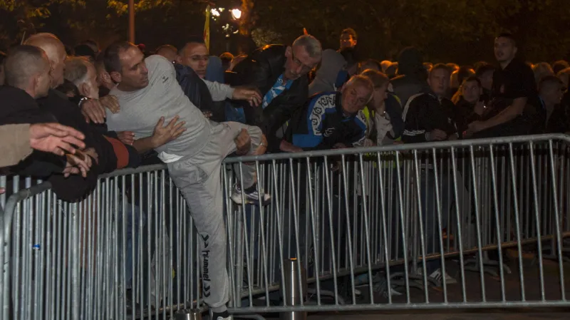 Protesty v Podgorici