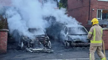 Zásah hasičů v Belfastu