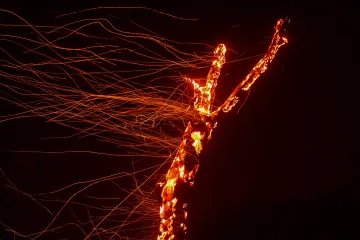 Boj s ohněm ve dne v noci. Kalifornii dál sužují rozsáhlé lesní požáry