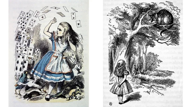 Klasické ilustrace Johna Tenniela