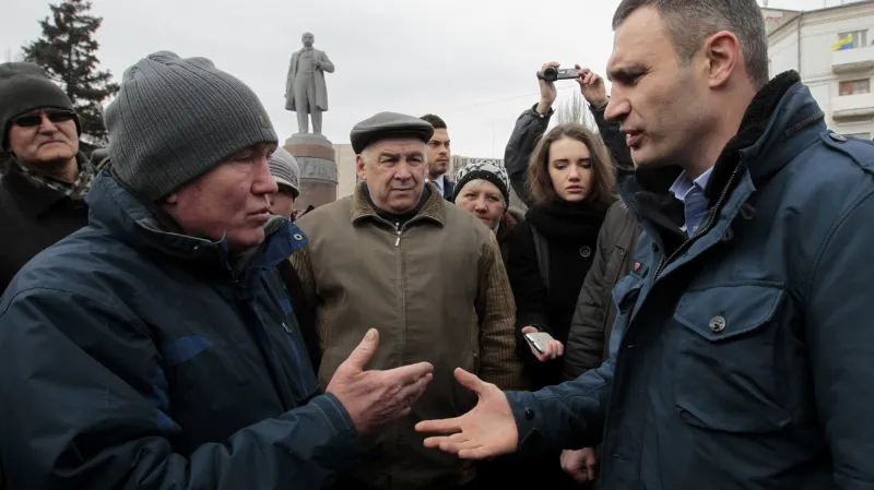 Vitalij Klyčko v Doněcku