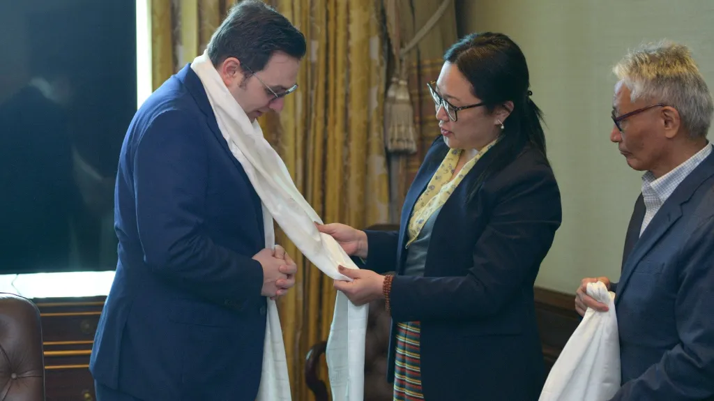 Ministr Lipavský se zástupci tibetské komunity v Indiii