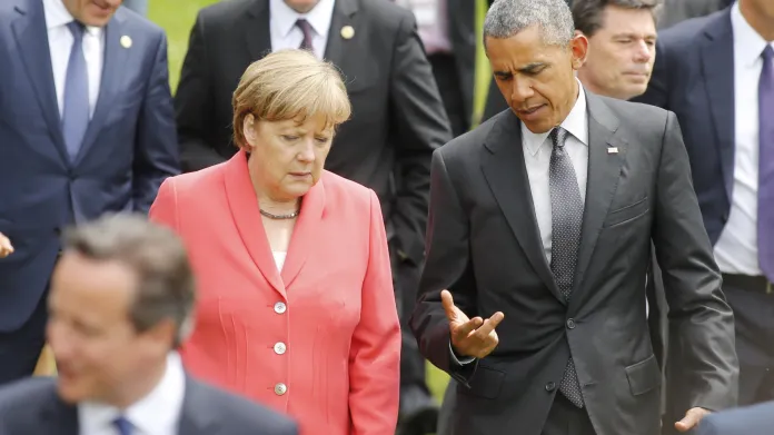 Angela Merkelová a Barack Obama