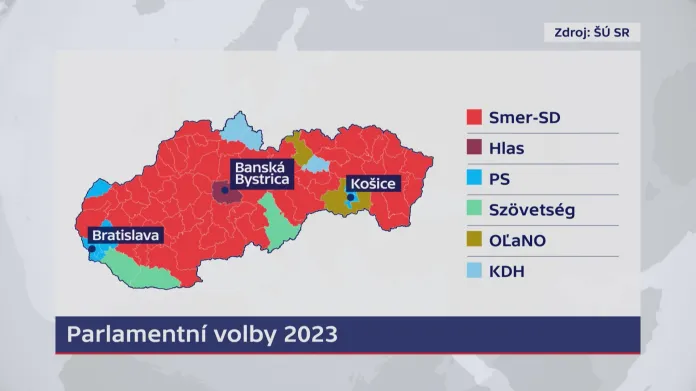 Výsledky parlamentních voleb na Slovensku z roku 2023