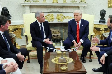 Kanada „nebude na prodej, nikdy“, řekl Carney Trumpovi