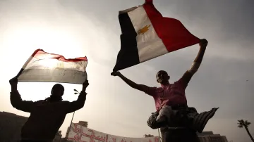 Egyptští demonstranti