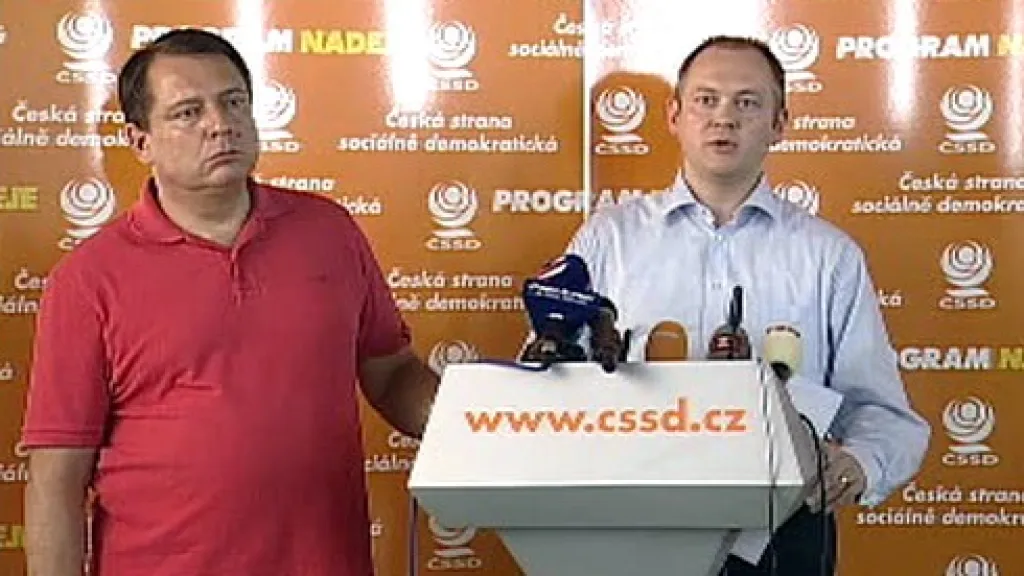 Jiří Paroubek a Michal Hašek