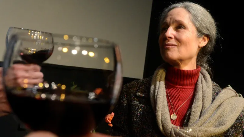 Táňa Fischerová se svým týmem a sympatizanty