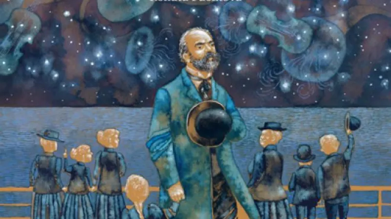 Přebal knihy Renáty Fučíkové Antonín Dvořák - vydalo nakladatelství Práh (2012)