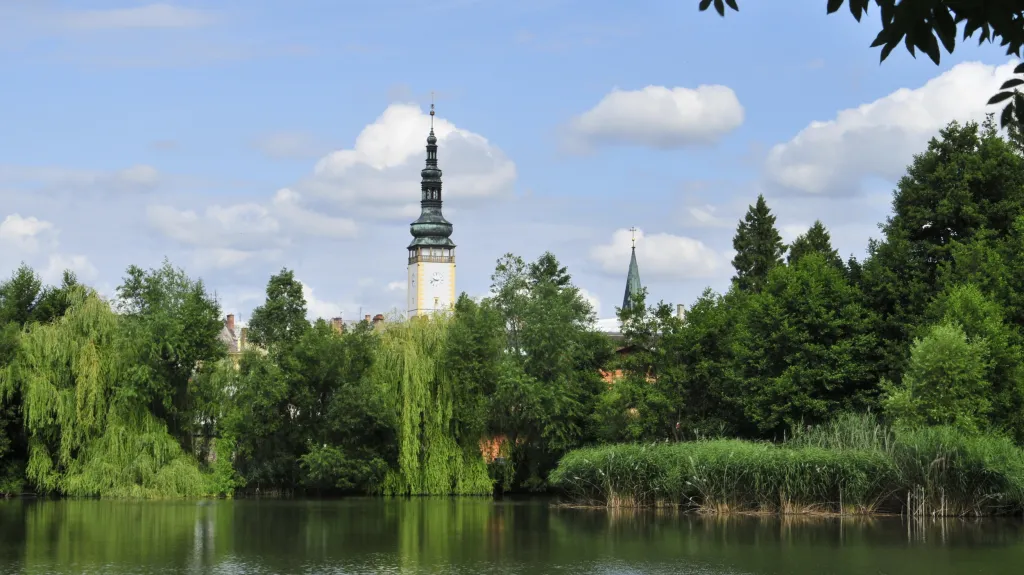 Radniční věž v Litovli na Olomoucku