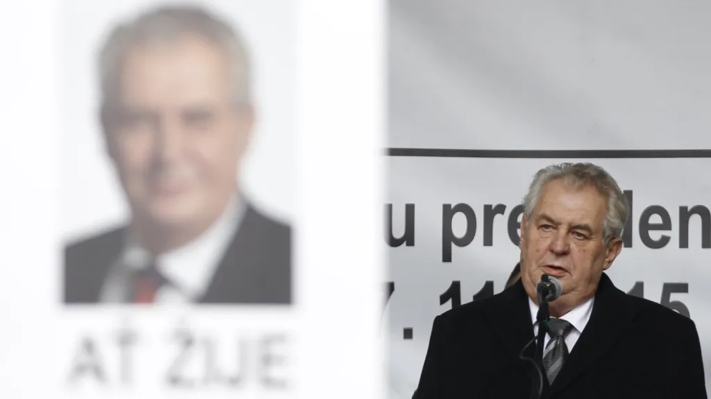 Prezident Miloš Zeman na Albertově