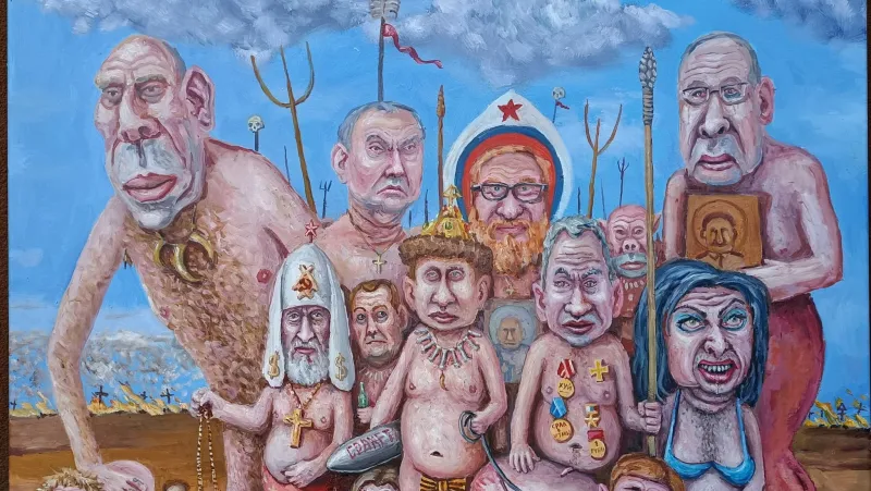 Karikatura od Semjona Skrepeckého