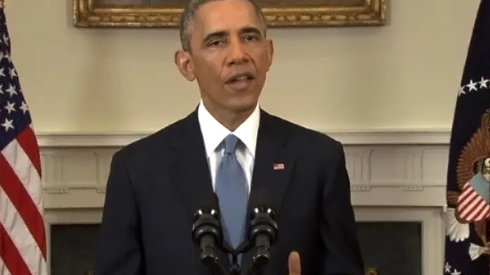 Barack Obama v televizním projevu ke vztahům s Kubou
