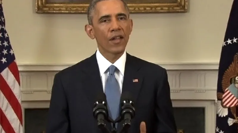 Barack Obama v televizním projevu ke vztahům s Kubou