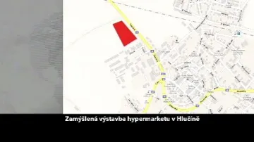 Výřez z územního planu města Hlučína