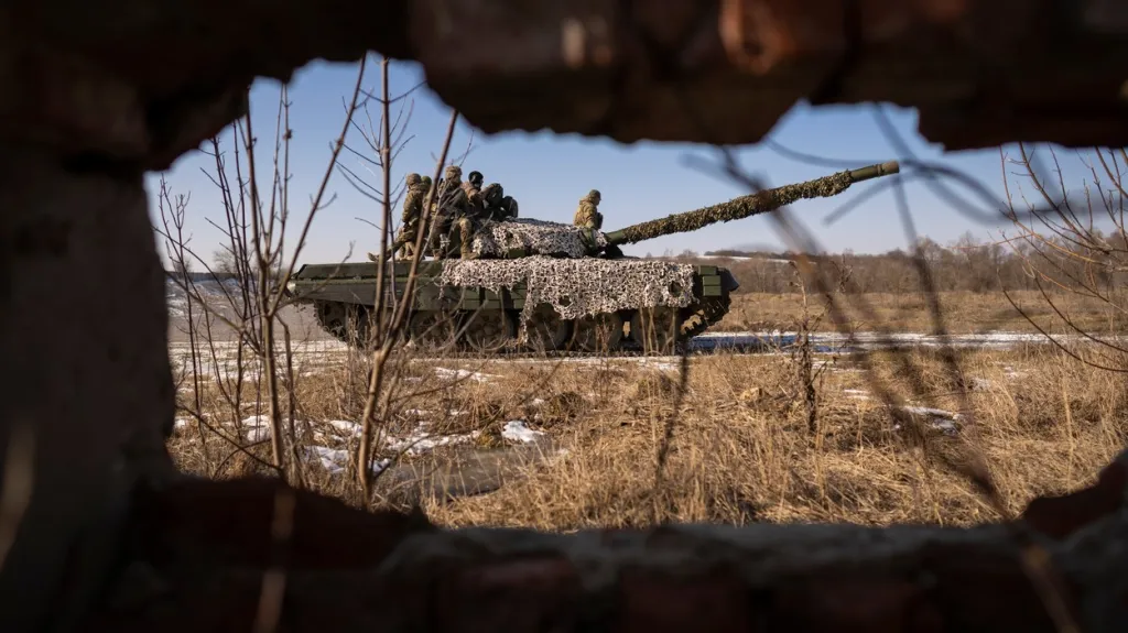 Ukrajinští vojáci v Charkovské oblasti