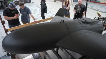 Ukrajinský dron Behemoth na výstavě Wild Drones