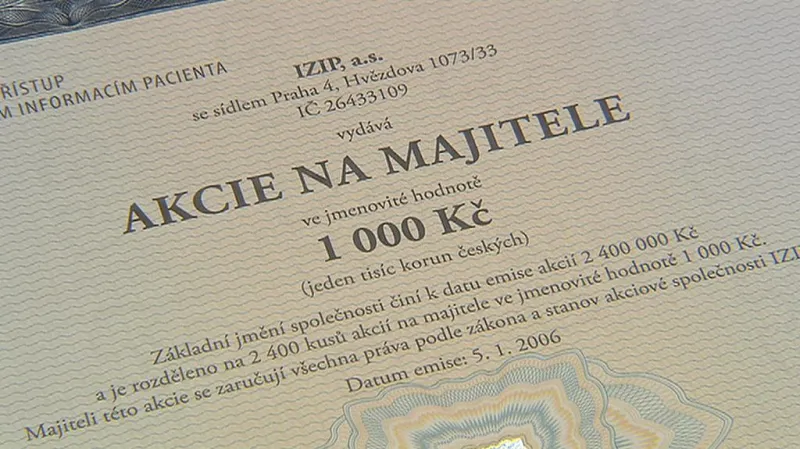 Anonymní akcie