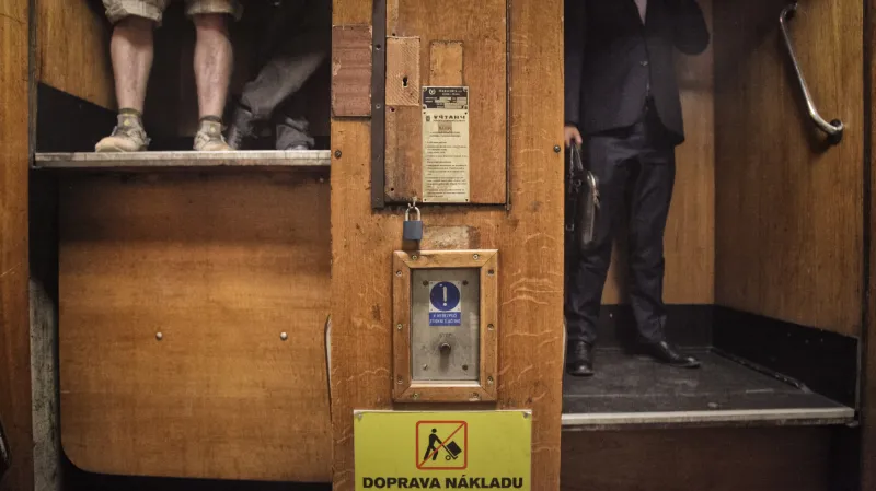 Ilustrační foto. Páternoster v pražském Paláci Lucerna